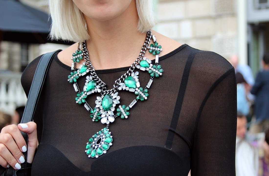 Statement accessories to dress up an outfit.